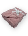 Mothers Choice  Single Layer Jacquard Blanket Pink