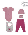 Mothers Choice 5  Piece Gift Set Pink Elephant