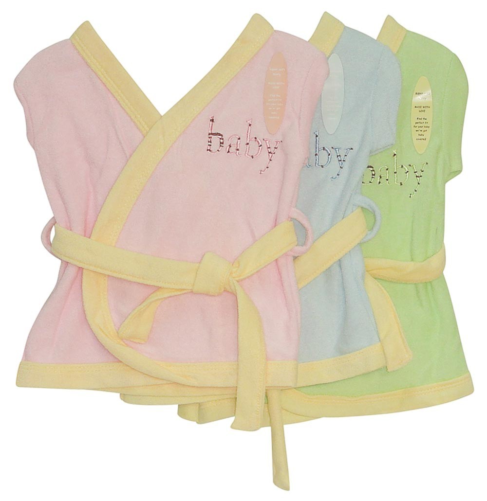 Mother's Choice Infants Bath Robes Pastal Colours