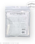 Mothers Choice 2 Piece Babygrow With Snaps, white cotton, snap closures, soft and breathable for newborns.