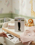 Stork And Baby Mothers Choice Girls Black Tights, soft stretchy fit for all-day wear, neutral black tone.