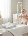 Stork And Baby Mothers Choice 3 Pack Bibs, white, soft cotton, essential for feeding and teething messes