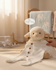 Stork And Baby white 100% cotton ribbed side button romper with wooden buttons, footed design.